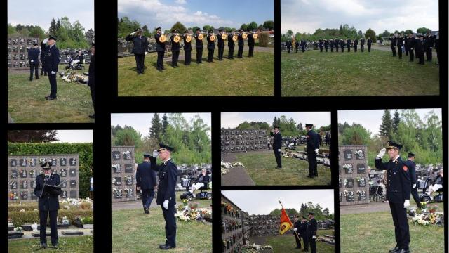Herdenking overleden brandweermannen tijdens corona