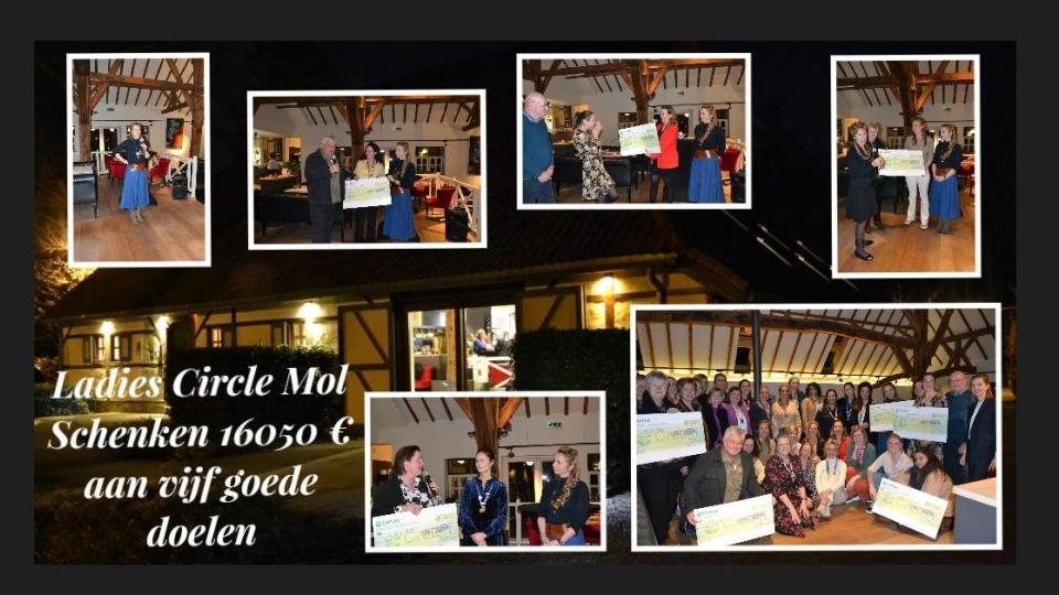 Ladies Circle Mol schenkt 16050 euro aan goede doelen