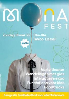 flyer MONA fest 25 jaar MONA